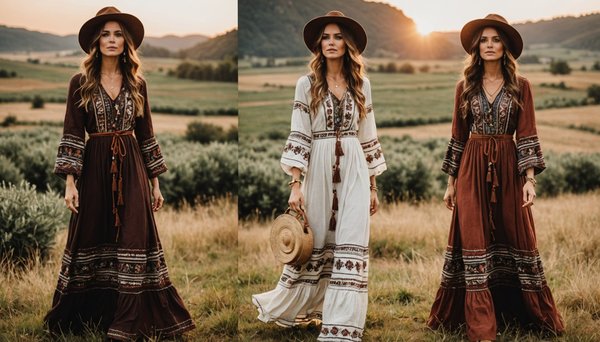 Les robes bohèmes longues : un choix chic et décontracté pour toutes les occasions