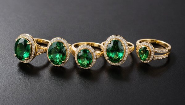 Bagues en pierre verte : style chic à prix abordable